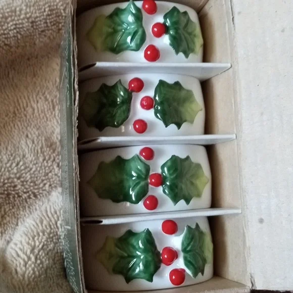 Vintage Bone China Napkin Rings - Picture 7 of 10